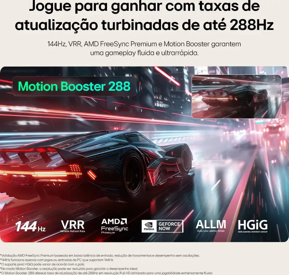 Detalhe do design e traseira da TV LG Mini RGB