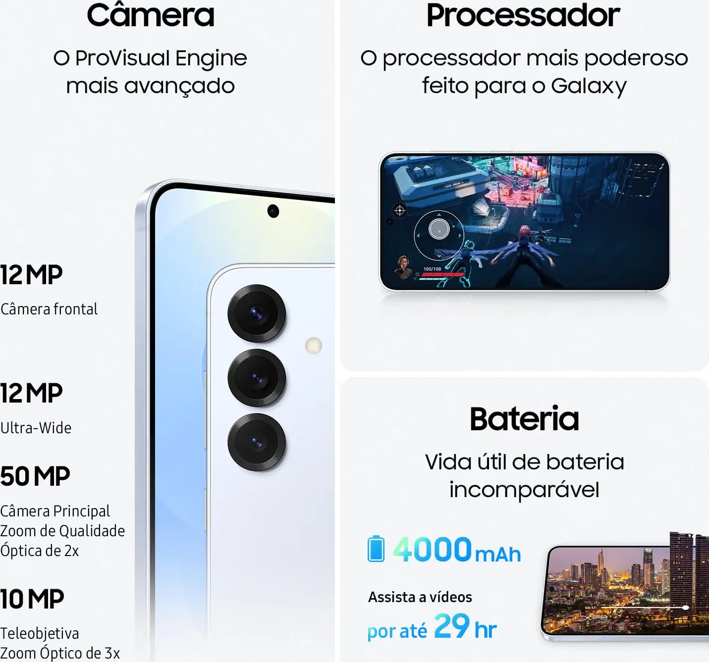 Design e tela do Galaxy S25 5G