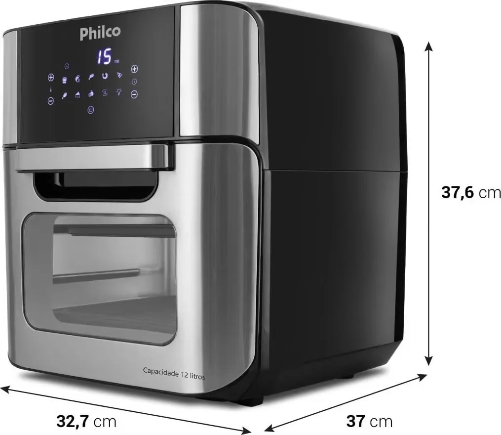 dimensões da airfryer