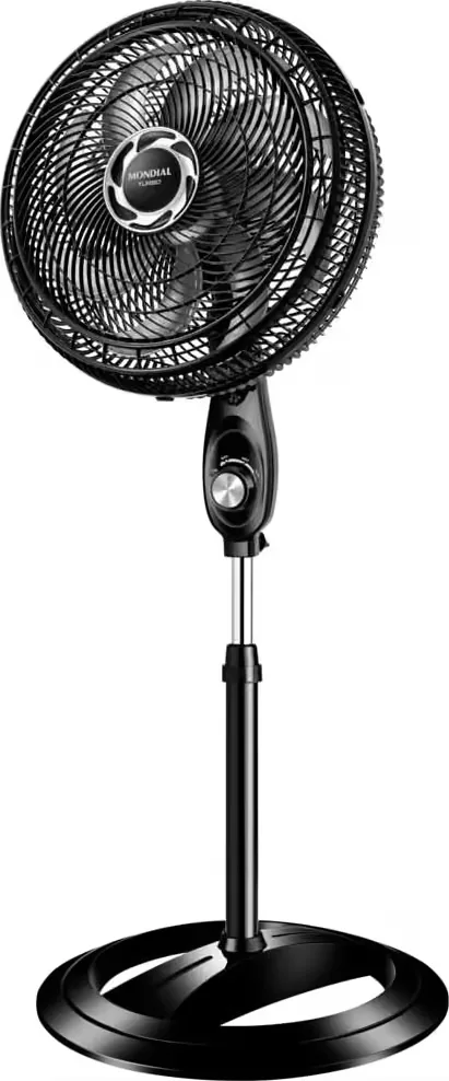 Recursos e coluna do ventilador